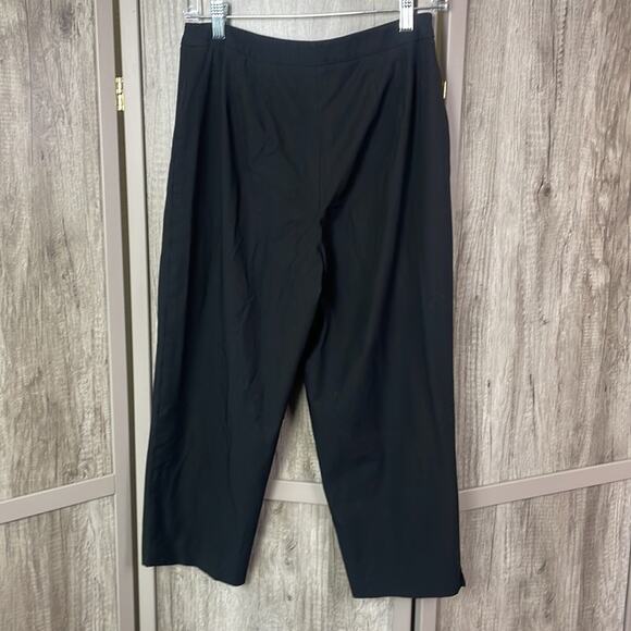 Talbots lightweight rayon/spandex black Capri pants women's 8P - Picture 5 of 12